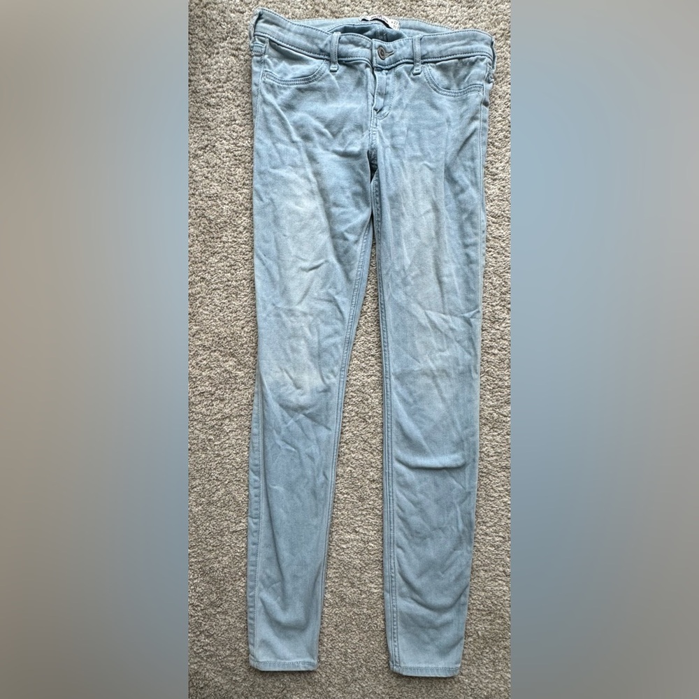 Hollister Skinny Blue Jeans Light Wash